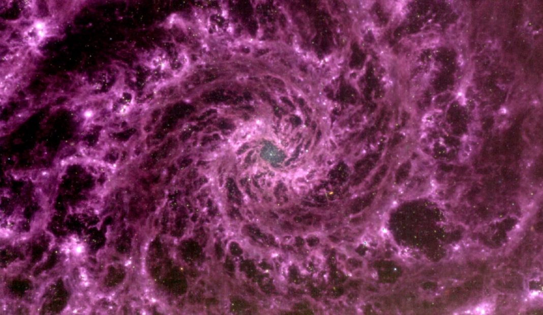 un-cientifico-proceso-imagenes-del-telescopio-james-webb-y-revelo-una-galaxia-que-parece-de-ciencia-ficcion