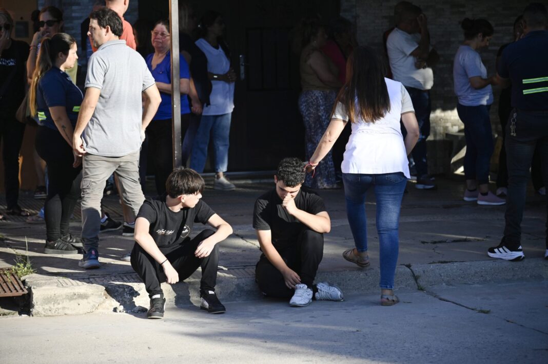 Fachada de la Escuela Normal N°40 Mariano Moreno en San Cristóbal, Santa Fe